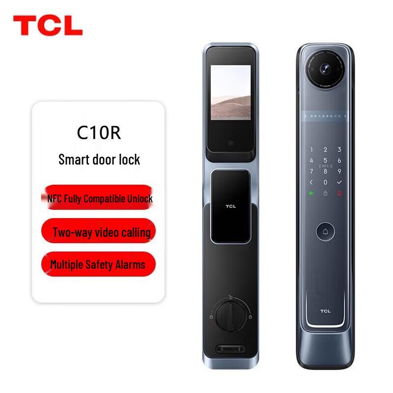 TCL C10R Finger-Vein Peephole Smart Door Lock
