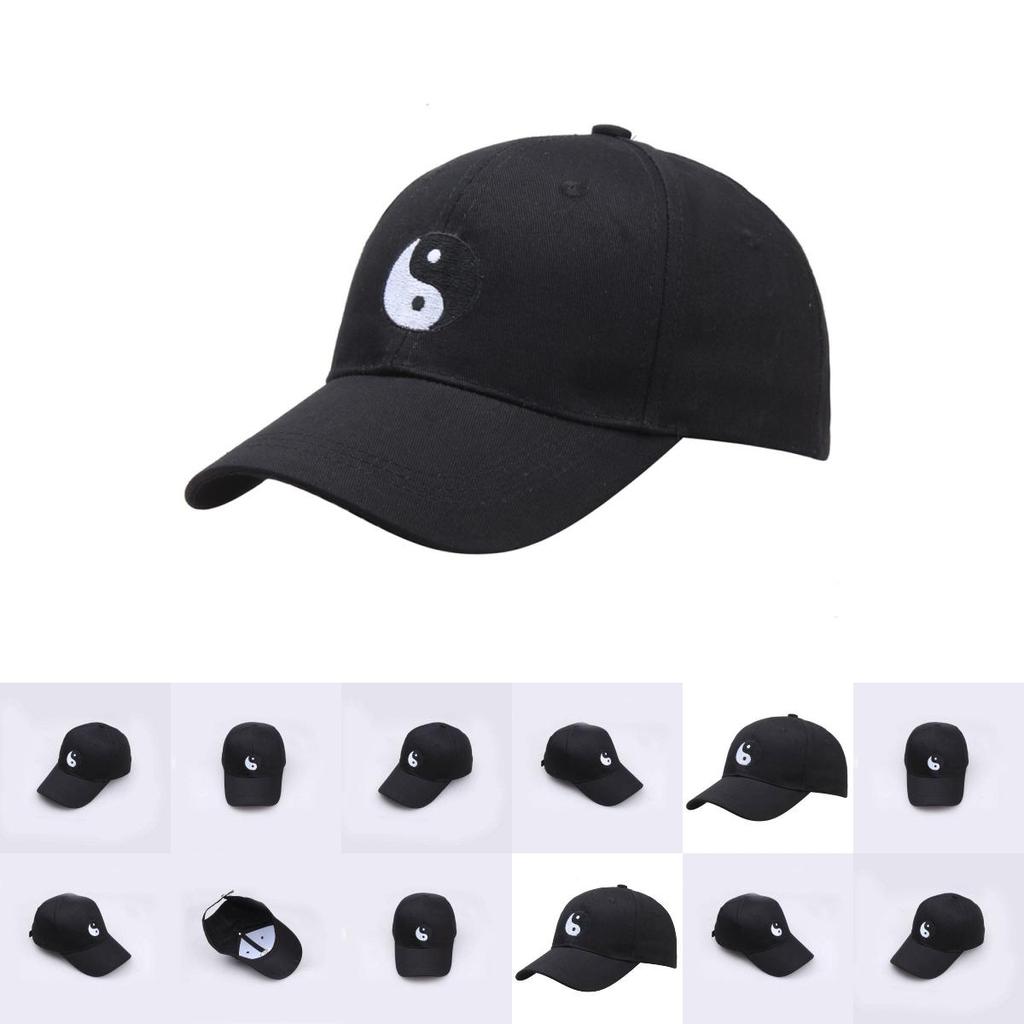 Tai Chi Eight Trigram Embroidered Men Women Baseball Hat With Curved Brim For Yearround