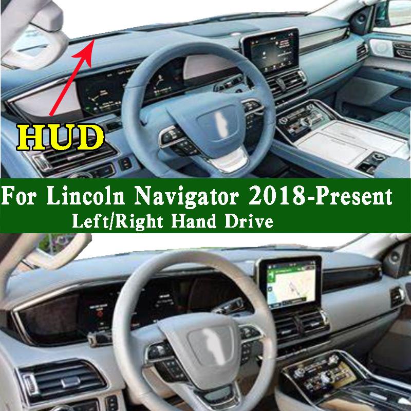 For Lincoln Navigator Mk4 2018-23 Dashmat Dashboard Cover trument Panel ulation Sunscreen Protective Pad Dash Mat Ornament