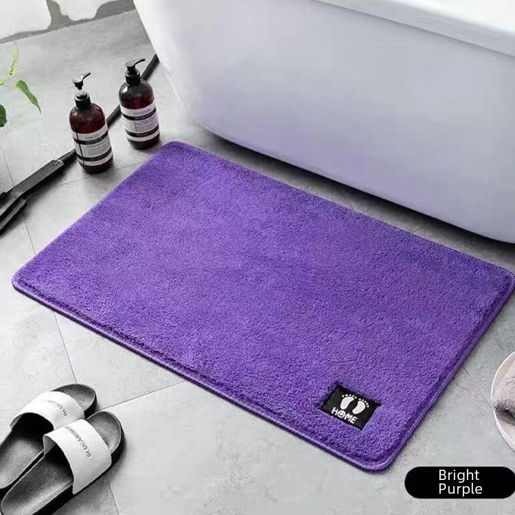 Thickened Non-Slip Absorbent Bathroom Floor Mats - Waterproof & Dirt-Resistant Door Mats and Toilet Foot Mats.