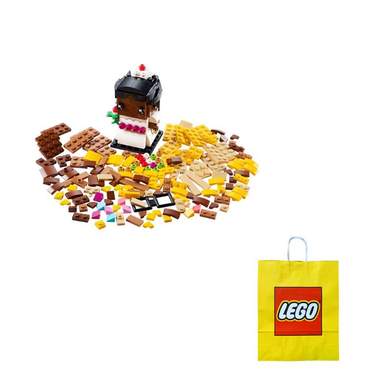 

LEGO Brickheadz Wedding Bride Building Block Figures 306pcs 40383 Paper Shopping Bag