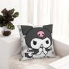 Cartoon Glücklich Kawaii Kuromi Kissenbezug Polyester Kissenhülle Dekor Wurfkissenbezug Wohnzimmer Reißverschluss 18'
