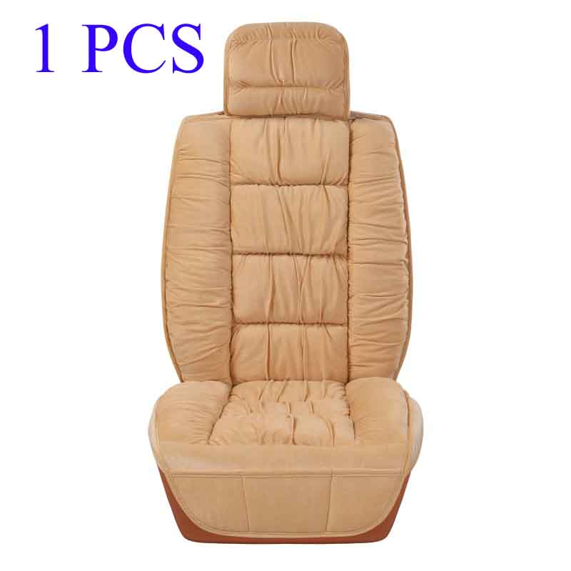 360 Full Surrounding Universal Winter Warm Car Seat Cover Soft for Plush Seat Cushion Front Car Chair Backrest Pad Protector