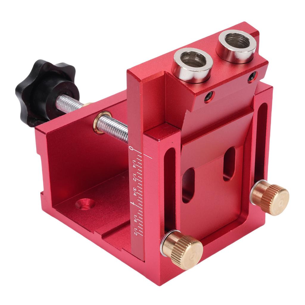 3 In 1 Portable Screw Jig Set Adjustable Precise Drilling Aluminum Alloy Woodwork Guides Joint