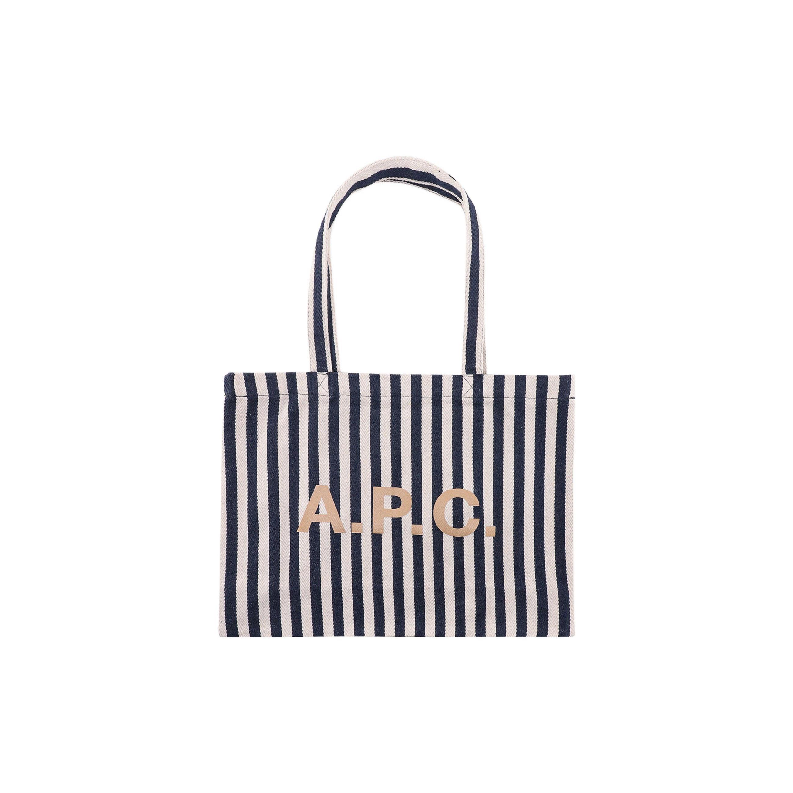 

New A.P.C Polyester Tote Bag, Shopping Bag, Shoulder Bag, Handbag Women s Blue COGFFM61443IAK 43.9*14.0*33.0CM