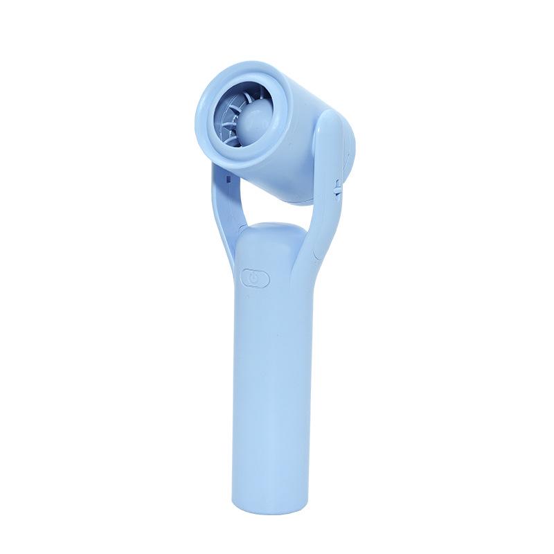 2026 Colorful Macaron Handheld USB Rechargeable High-Speed Fan Microphone - Student Gift