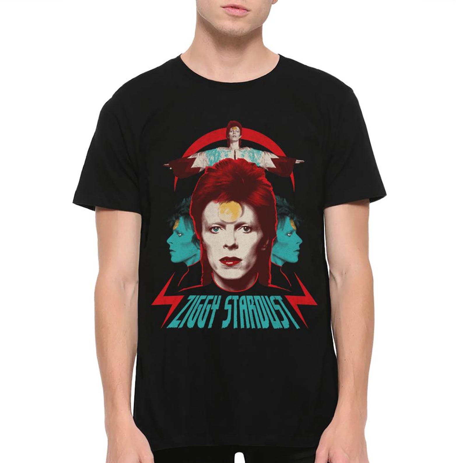 David Bowie Ziggy Stardust T-Shirt, Men s and Women s Sizes 4XL