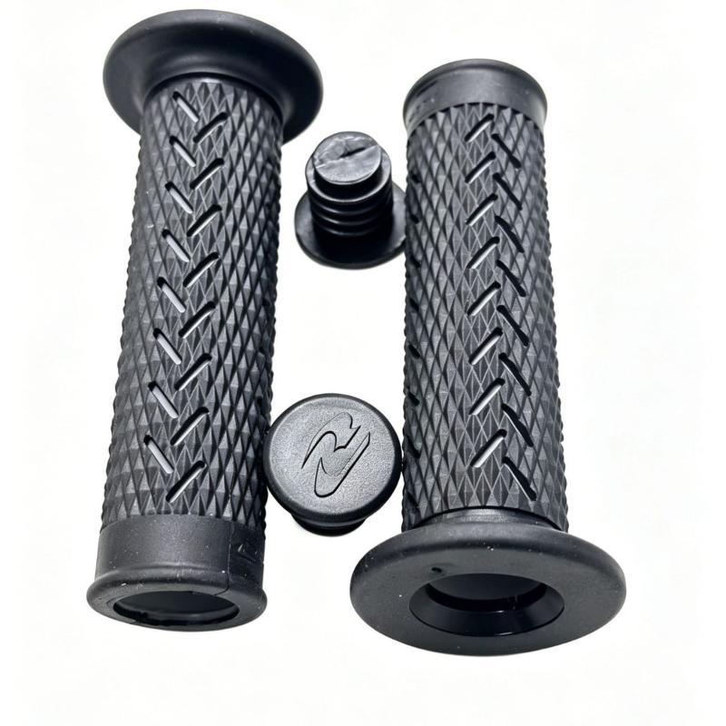 High Quality 22mm Gel Rubber Motorcycle Handlebar Grips 1 Pair Anti-slip Covers for Street Bike Scooter Motocross