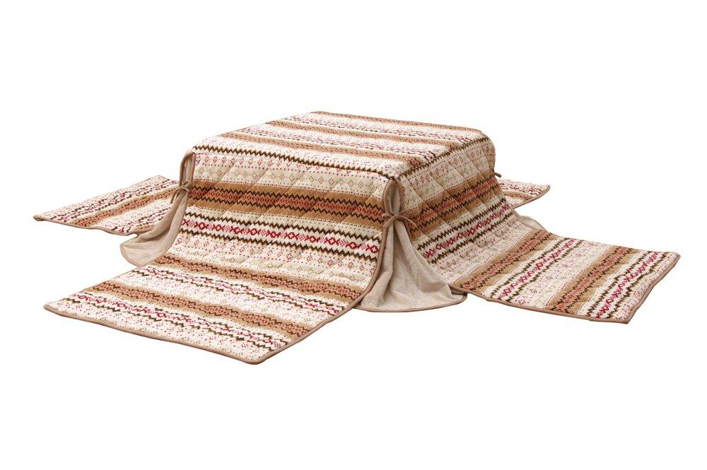 

Ikehiko Corporation Kotatsu Single Nodel Sho 280 x Loose Type Futon, Square, Item, Nordic, S, Ivory, Approx. 280см, Тонкий, #5883109