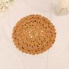 Breathable Lace Hollow Flower Hat Linen Spring Crochet Knitted Cap Hollowed Out Beret Hat  Girls