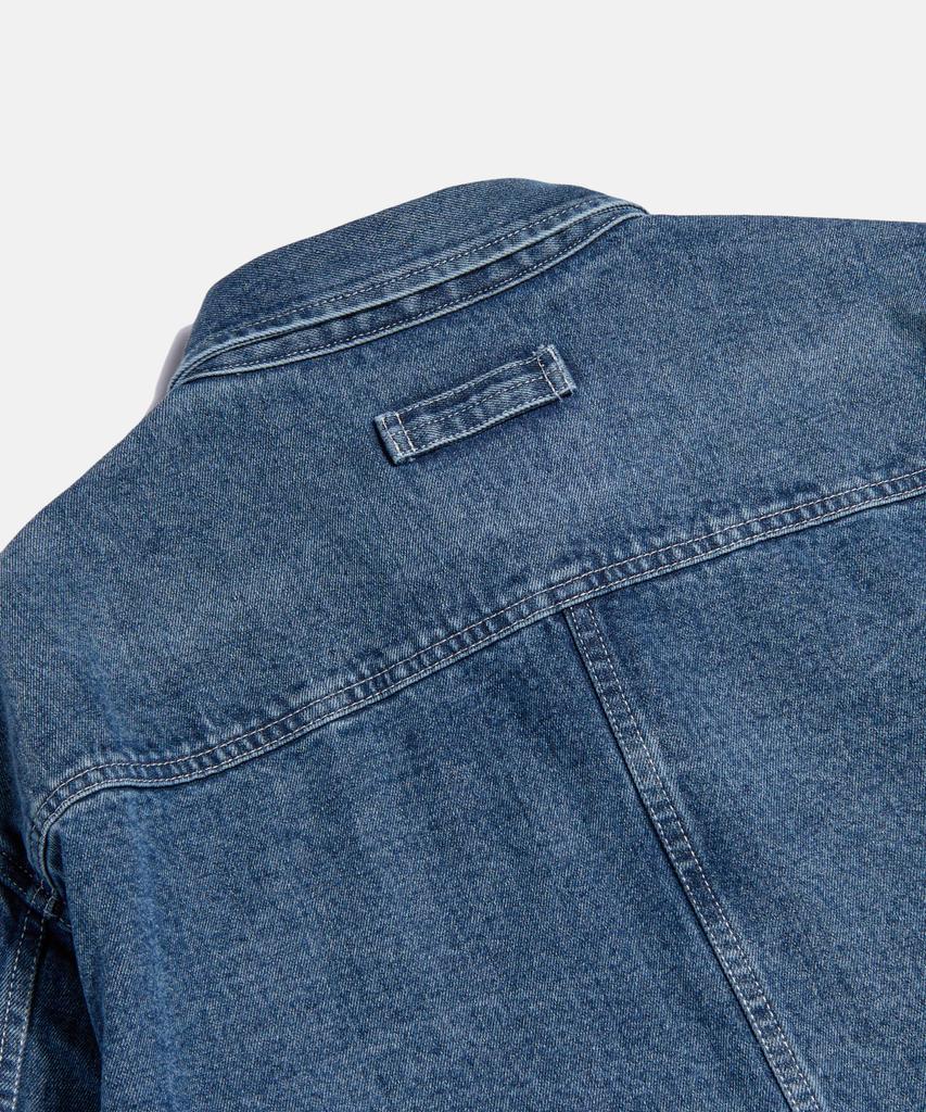 ESPIONAGE Denim Coverall Shirt Jacket Washed Indigo