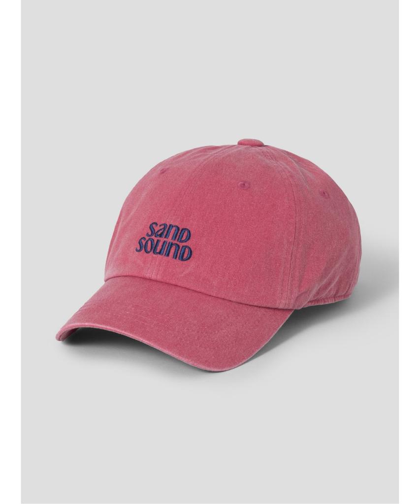 Saendeusaundeu (Unisex) Small Logo Ball Cap Red