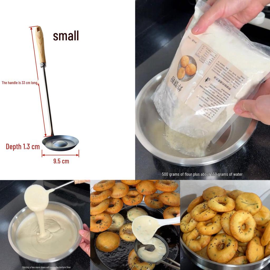 Commercial-Grade Large Fried Noodle Nest Ladle Mold