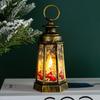 Hanging Hand-held Nightlights Vintage Christmas Snow Globe Lantern Christmas Decorations  Home