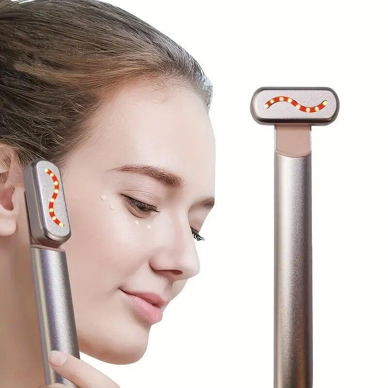 Microcurrent Vibration Eye Massager Home Use Constant Temperature Heat Therapy Eye Care Beauty Device for Reducing Dark Circles