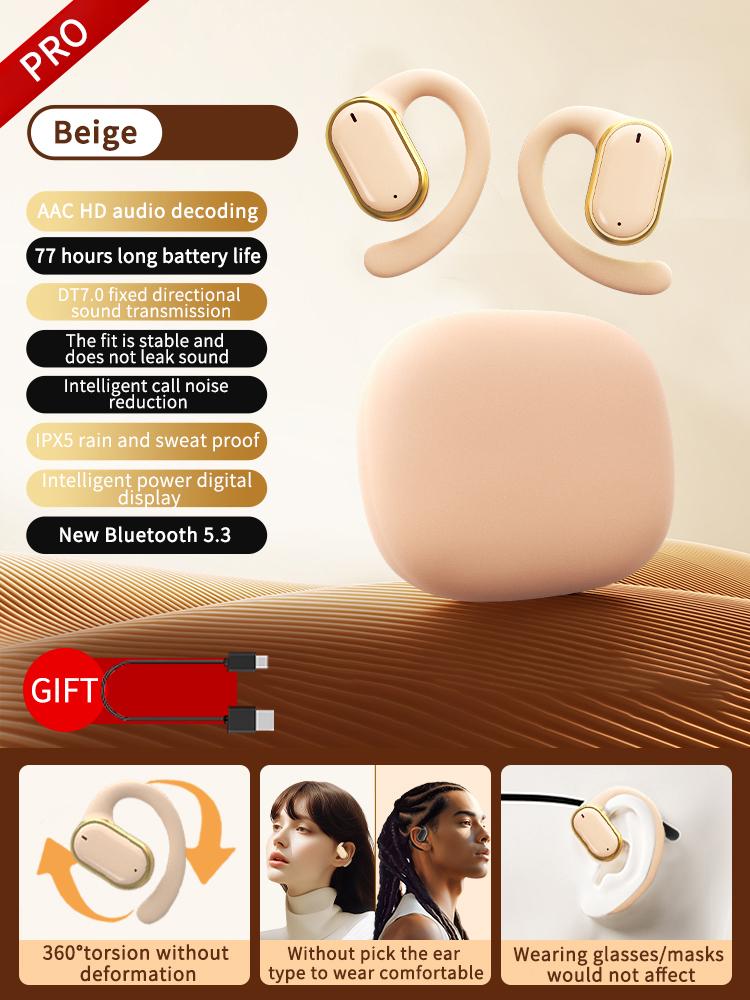 Xiaomi 2024 New TWS Wireless Earphones with Bluetooth 5.49 28 Hours Play Back Sport Earbuds with LED Display Earhooks and Built-in Mic