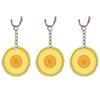 Delicata Decorazione Chiave in Acrilico Fette Ispirate alla Frutta Con Dettagliati Motivi Per Personalizzazione Ornamento per Borsa