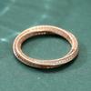 Minimalist Inlaid Multicolored White CZ Women's Ring Classic Gold Color Geometry Daily Wear Party Jewelry Anniversary Gift