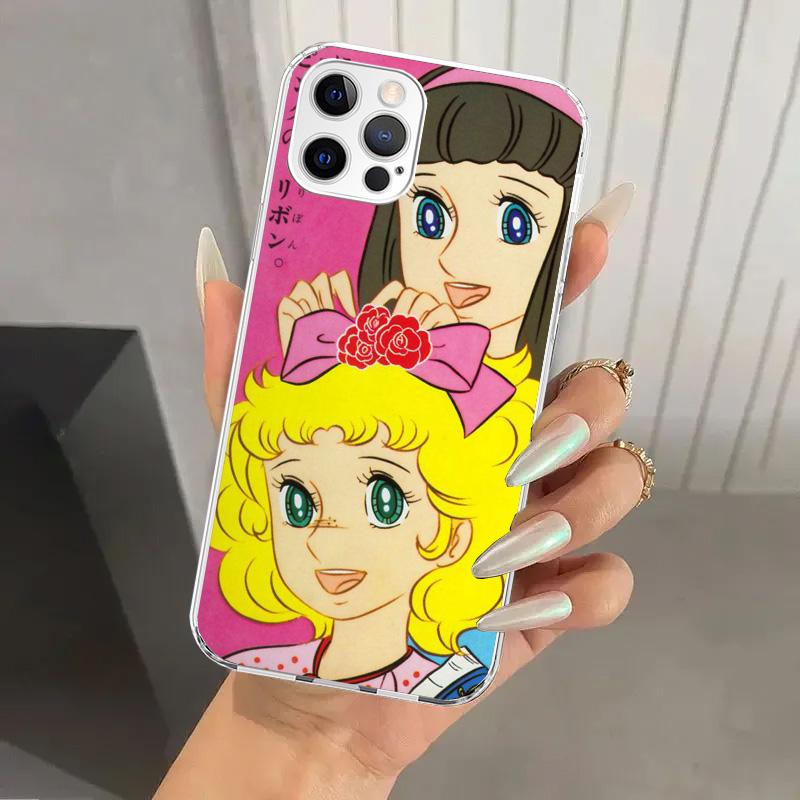 Anime Candy Phone Case for Iphone 17 Air 16 15 Plus 14 13 Mini 12 11 Pro Max 16E 7 8 SE 2020 Soft Funda Print Shell 17 Air 16 15