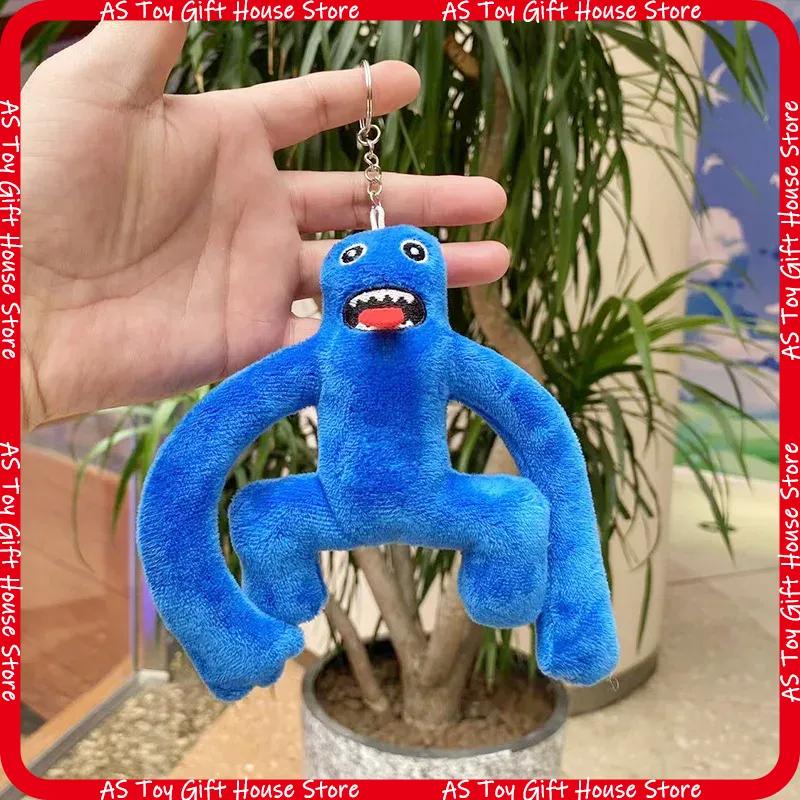 Cut Roblox Rainbow Friends Plush Keychain Soft Stuffed Colorful Game Character Pendant Bag Backpack Accessory For Game Fans Gift