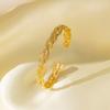 Fashion ins style temperament elegant light luxury bracelet adjustable opening bracelet