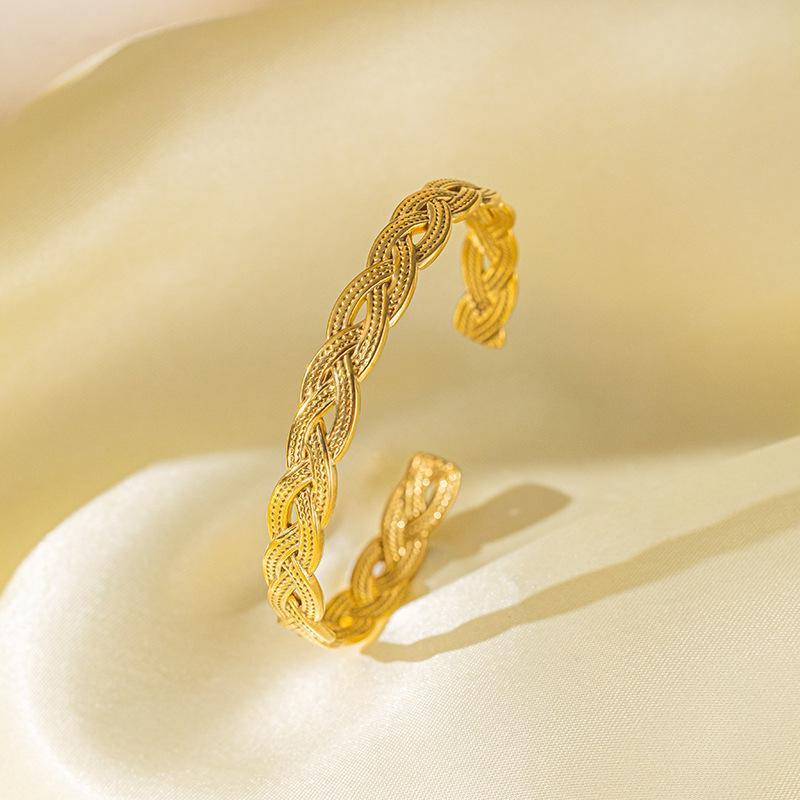 Fashion ins style temperament elegant light luxury bracelet adjustable opening bracelet