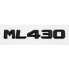 3D Metal ABS Car Trunk Sticker Letter Badge for Mercedes Benz Old Style ML55 ML63 ML250 ML300 ML320 ML350 ML400 ML430 Emblem ee05