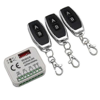 Fjernbetjeningsmodtager til garageport 433/868MHz Rx, Multi 300 - 900MHz AC/DC 9 - 30V Modtager med fjernbetjening til nem kontrol