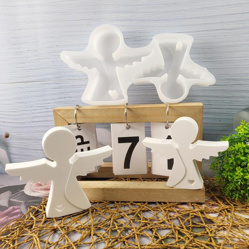Angel Mold For Resin Reusable Silicone Molds Candle Making Molds Soft Silicone Easy Release Candle Molds For Coffee Table