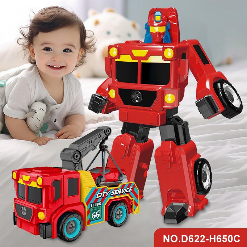 

Детская машина-деформация Городская спасательная машина Собранная машина-деформация Робот-машина Ручная сборка игрушек жёлтый