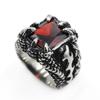 Dragon Claw Ring 316L Stainless Steel Rock Man Punk Stone Ring Size 7-13