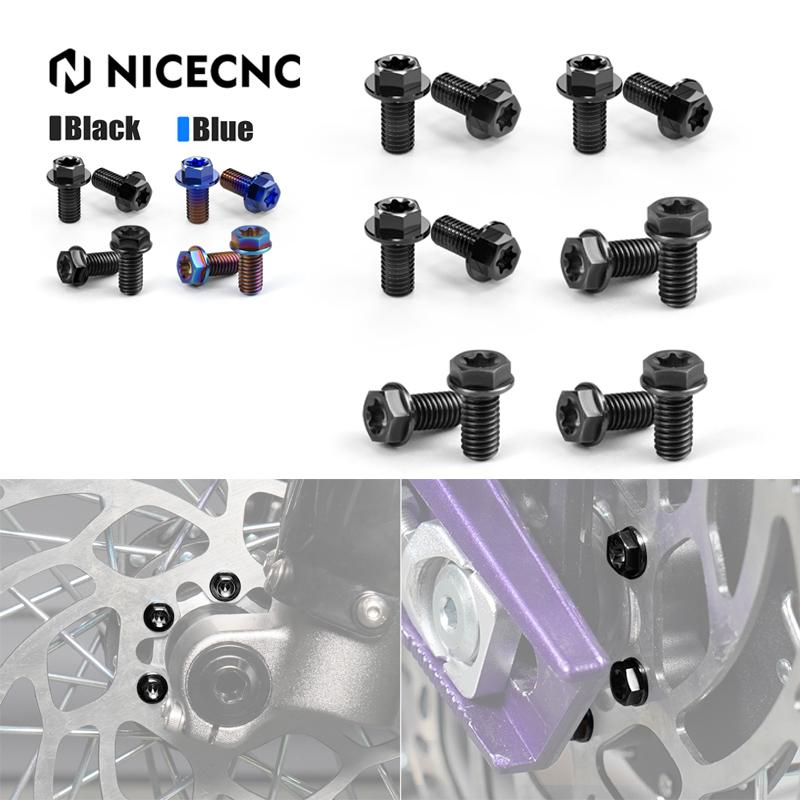 NICECNC For Surron Light Bee X S L1E M5X10 M6X13 Front Rear Brake Disc Pad Screws For Segway X160 X260 Electric Dirt Bike 2025
