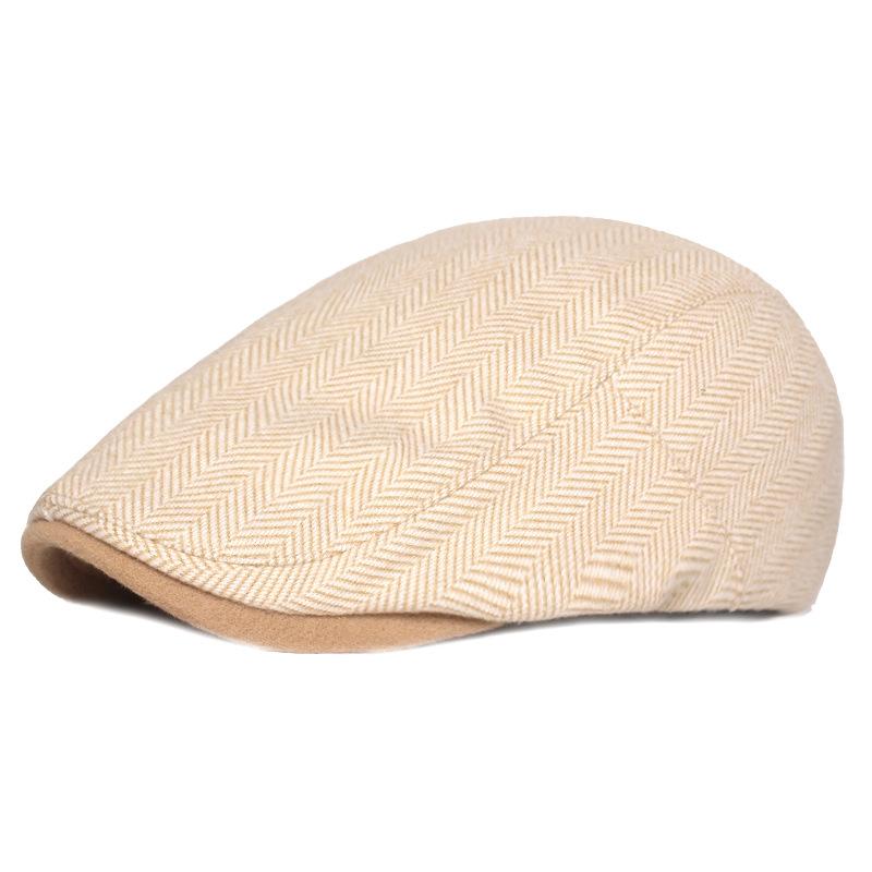 Cowboystoff Andetungehatt Herre Retro Fremoverlue Englandstil Beret Herre- og damehatt