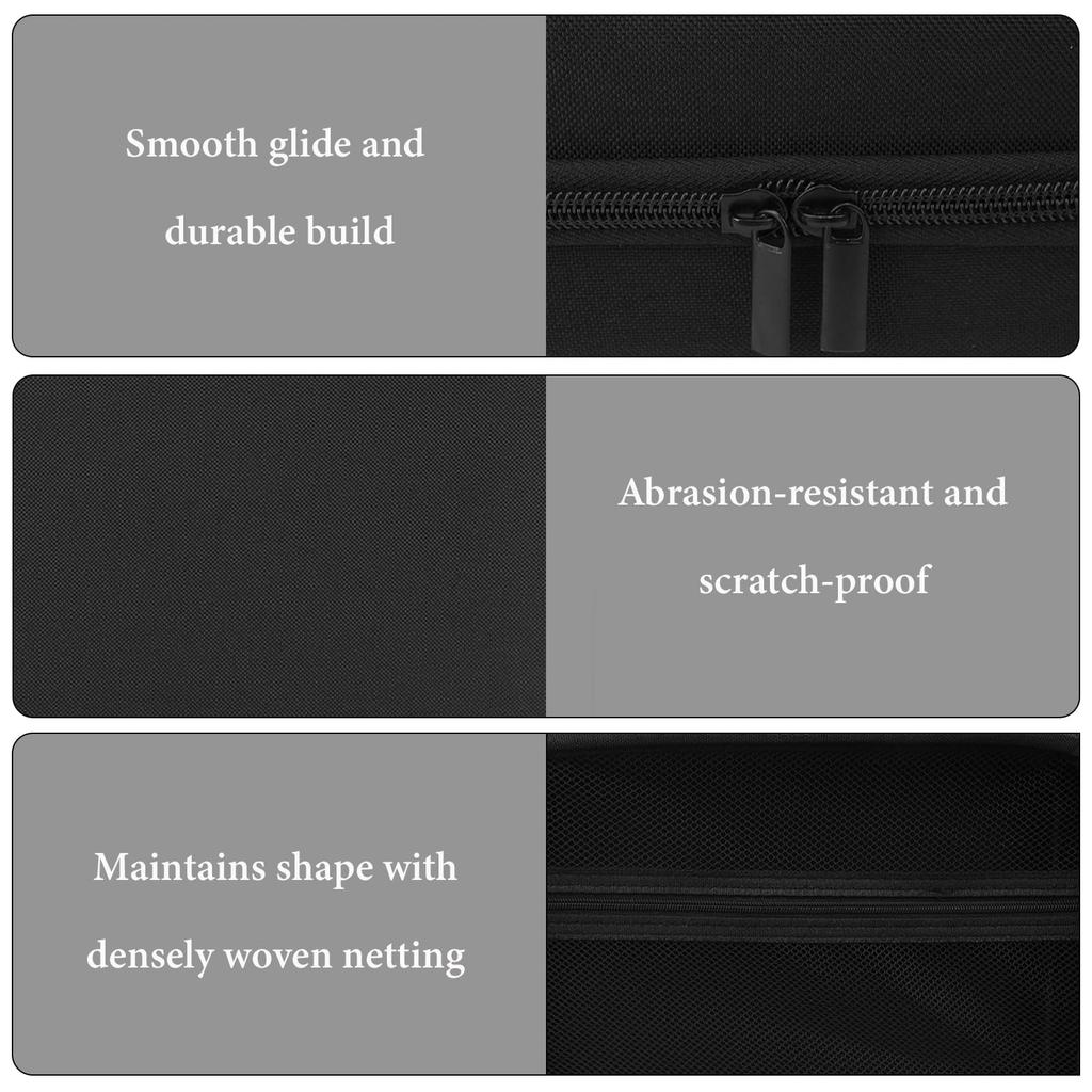 Geekria Controller Travel Storage Case for Sony PS5 DualShock Xbox Series and 8BitDo Pro 2 with Internal Mesh Pocket for Hard and Charging Cable