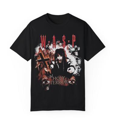 Unholy Terror Wasp Shirt – World Domination – Wasp Nation Metal Tee