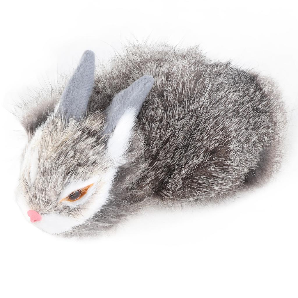 Realistic Plush Bunny High Simulation Rabbit Hair Sturdy Sturdy Soft Comfortable Widely Used Bunny
