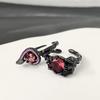 Dark Personality Snake Spider Retro Open Ring Set Cold Wind Jewelry Niche Design Ring Woman
