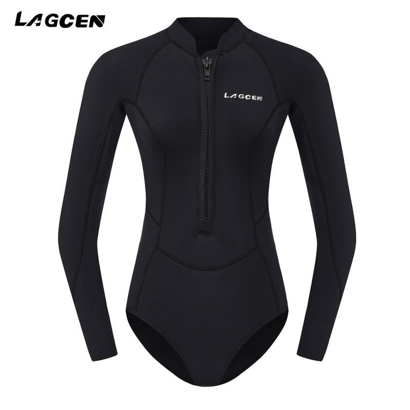 Womens 3mm Neoprene Wetsuit Freediving Snorkeling