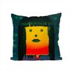 Natasha Lelenco Abstract Art Pillow Case For Car Sofa Decorative Home Double-sided Print Plush Square Throw Pillow Cushion Cover