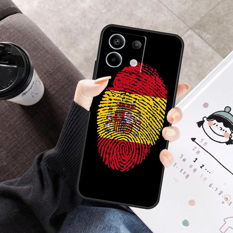 Nationale Flagge Fingerabdruck Hülle Für Xiaomi Redmi Note 14 13 10 11 12 15 Pro Plus Hülle Für Redmi 15C 13C 12C 10C 14C 15