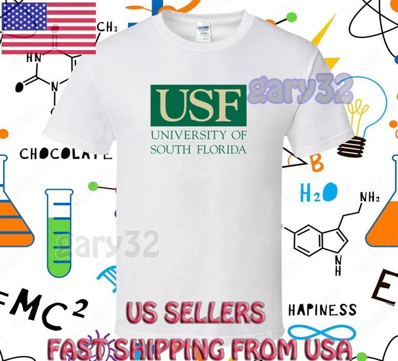 NEW SHIRT UNIVERSITY OF SOUTH FLORIDA RACING LOGO T shirt FUNNY USA SIZE S-5XL 3XL