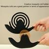 1Pc Snails Mosquito Coil Holder With Tray Nordic Style Spiral Summer Day Plastic Mosquito Repellent Incenses Rack Plate Home