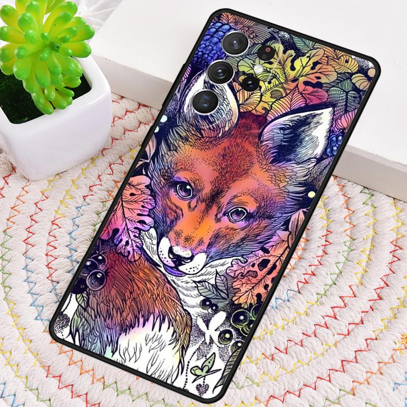 Wild Forest Animal TPU Phone Case For Samsung Galaxy note 10 pro S26 S25 S24 S23 S22 Ultra Plus S21 FE S20 Shockproof Cover