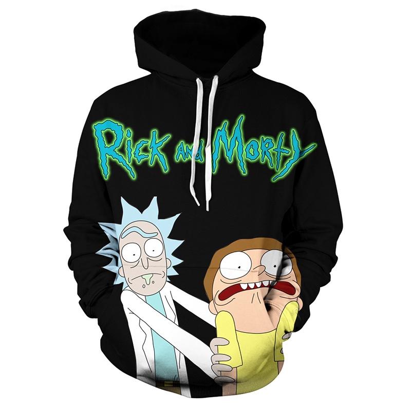 Cartoon And Rick 3d Print Casual Hoodies Women Men Sweatshirt New Pullover