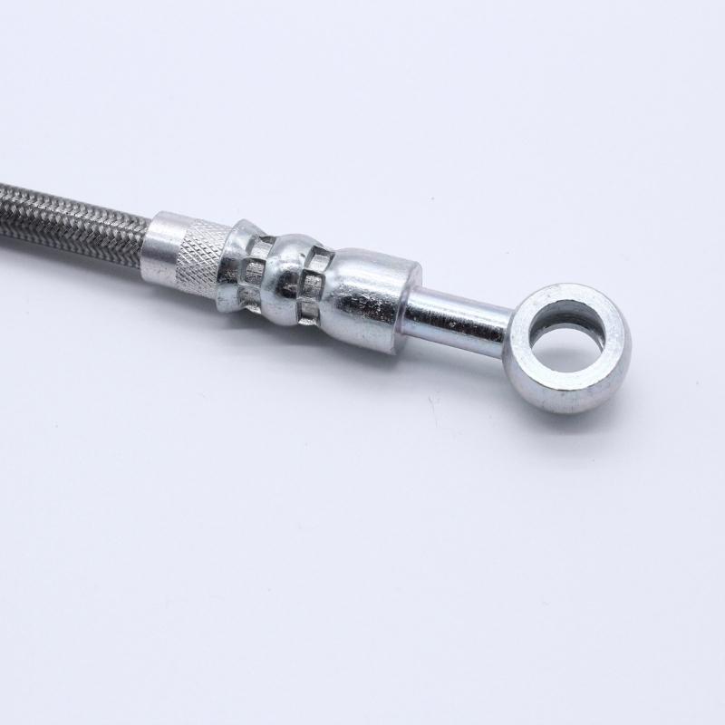 Upgraded Stainless Steel Braided Hoses Reliable & Noise Reducing Brake Hoses Vehicle Accessories H1717SSPAIR ZPN-41941