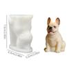 Creative French Bulldog Silicone Candle Mould For Customes Aromatherapys And Decoration