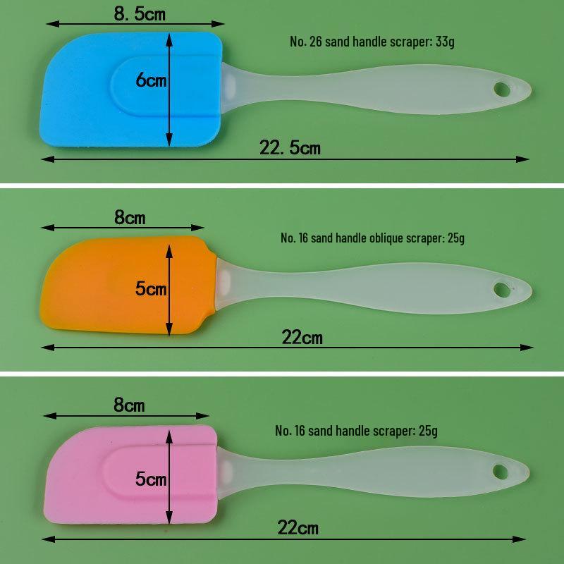 In-Stock High-Temperature Resistant Soft Silicone Spatula for Cake and Baking.