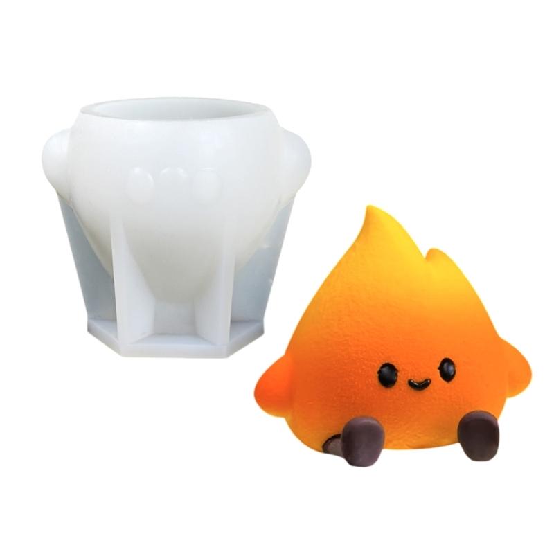 Little Flames Silicone Molds Making Mousses Cake Molds Decorating Baking Tool for Making Chocolate Fondant Dessert