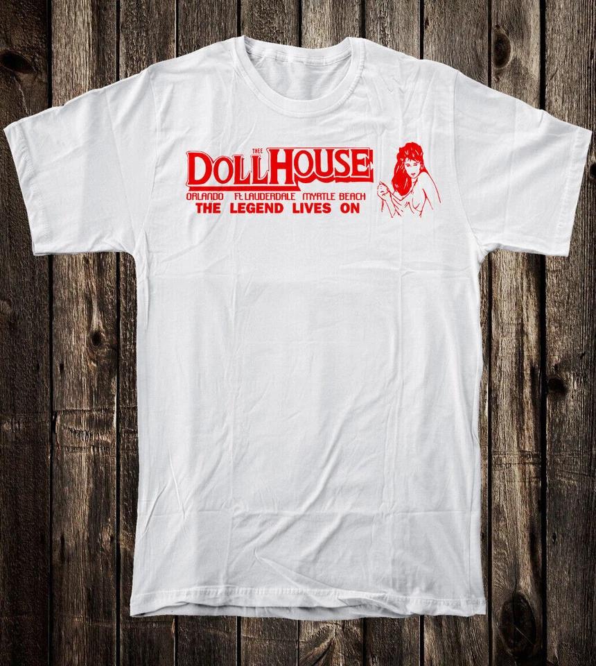 Retro Travel Tee T Shirt Vtg Tourist State Florida The Dollhouse Gentlemans Club XL