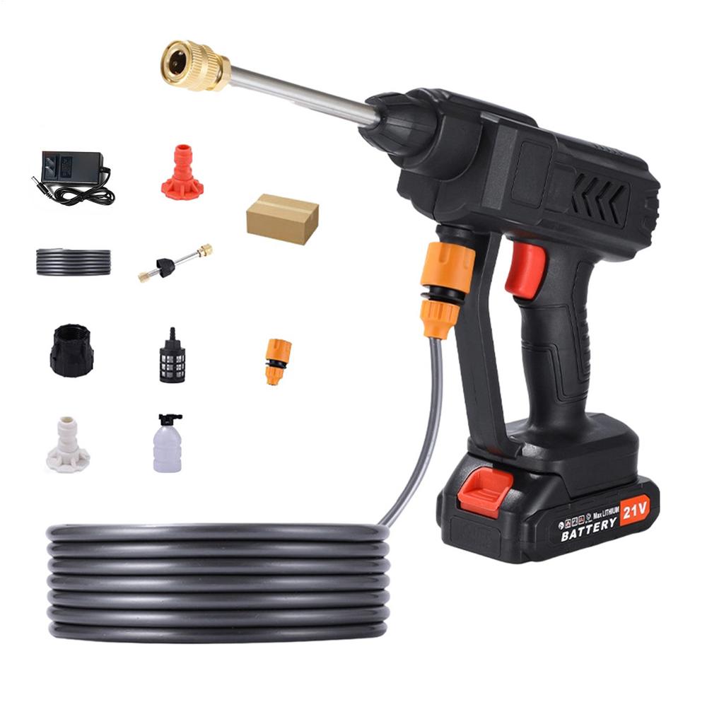High Pressure Washer Adjustable Spray Quick Connect Water Sprayer High Power Small Pressure Washer For Vehicle Automotive SUV чёрный